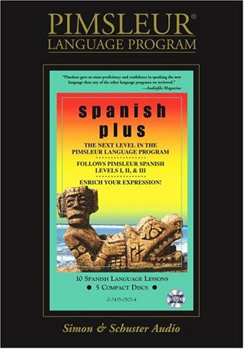 Spanish Plus: Learn to Speak and Understand Latin American Spanish with Pimsleur (like new)