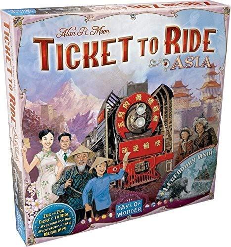 Ticket to Ride Board Game Asia Map Collection 1