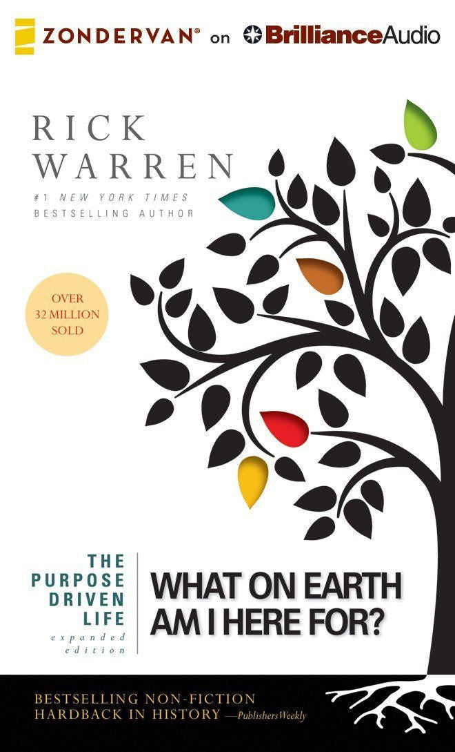 The Purpose Driven Life, What on Earth Am I Here For, Audio Book, CD, Rick Warren