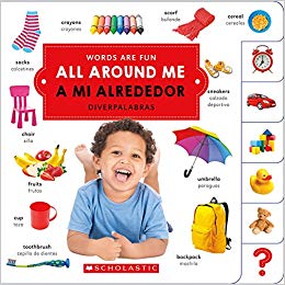 All Around Me English Spanish Bilingual Board Book