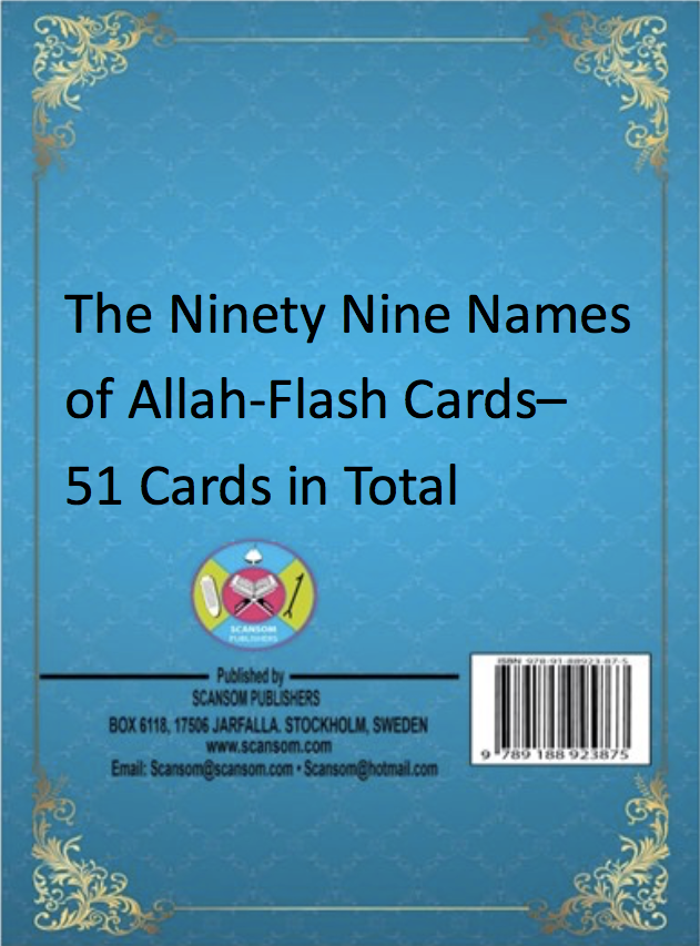 Magacyada Eebbe - The Ninety Nine Names of Allah (Book and Flashcards) Somali - English - Arabic