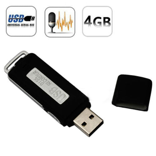 Mini 4GB USB Drive Digital Audio voice Recorder Pen 70 Hours - New