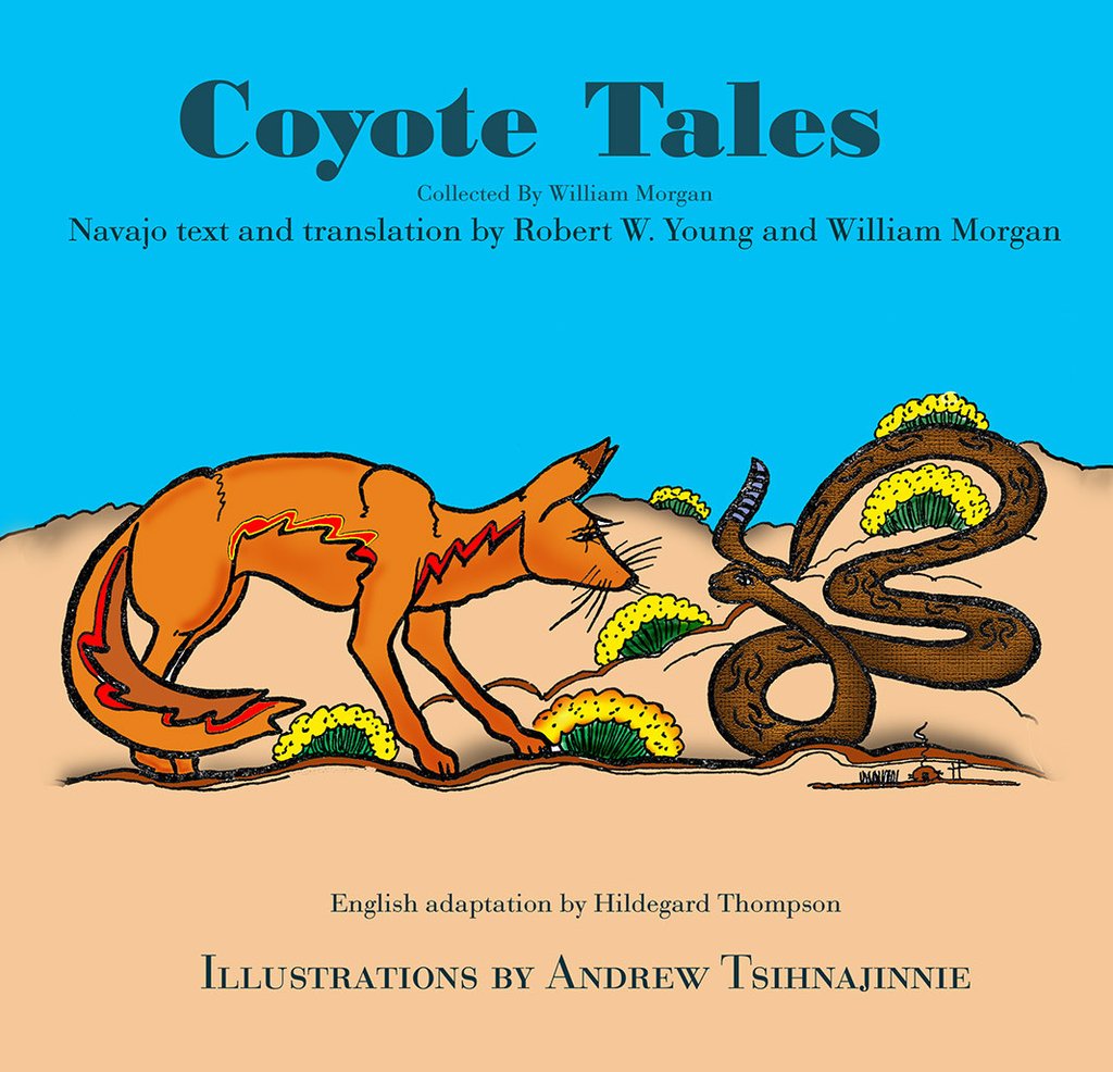 Coyote Tales Navajo bilingual children book