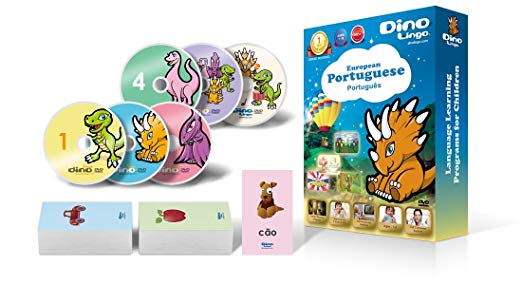 Dino Continental Portuguese Deluxe DVD Course for Children
