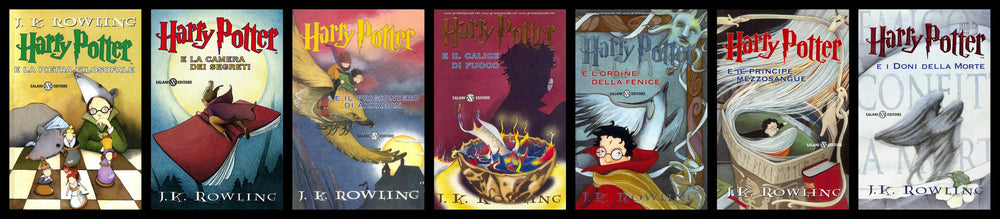 Italian Harry Potter 7 Volumes Book Set