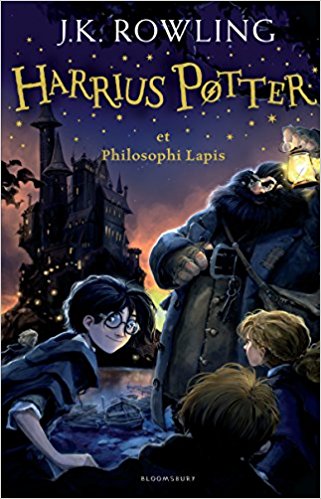 Harry Potter and the Sorcerer Stone Latin Harrius Potter et Philosophi Lapis