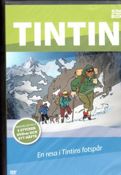 Tin Tin DVD Box Set in Swedish