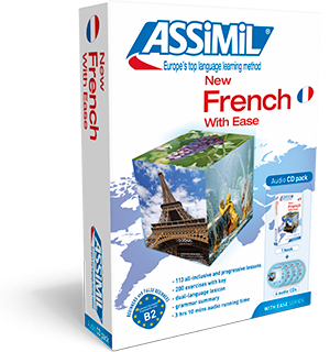 French With Ease Book and 4 CD's