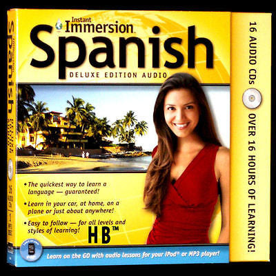 Instant Immersion Learn to Speak Spanish Language 17 CD  Beginner to Advanced + Transcripts