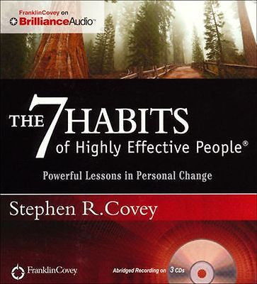 7 Habits of Highly Effective People, Powerful Lessons in Personal Change AudioBook CD