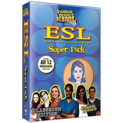 Standard Deviants School ESL 12 Pack DVD