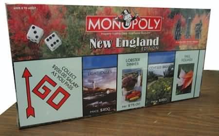 Monopoly New England Edition Board Game
