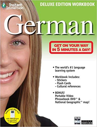 Instant Immersion German Deluxe Workbook Plus DVD