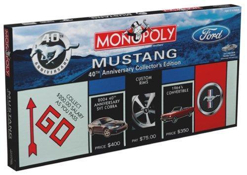 Brand fashion New 2003 Monopoly Ford Mustang 40th Anniversary Collectors Edition Parker