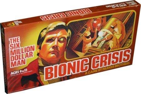 The Six Million Dollar Man Bionic Crisis Board Game 1975