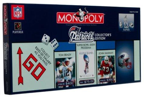 New England Patriots Monopoly collector edition like new