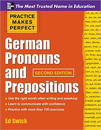 Pronouns and Prepositions German Workbook