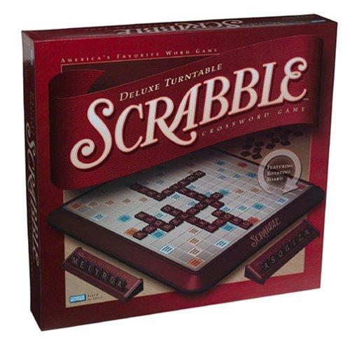 Deluxe selling Turntable Scrabble Crossword Game