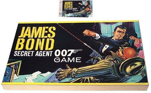 James Bond Secret Agent 007 Board Game Used 1964