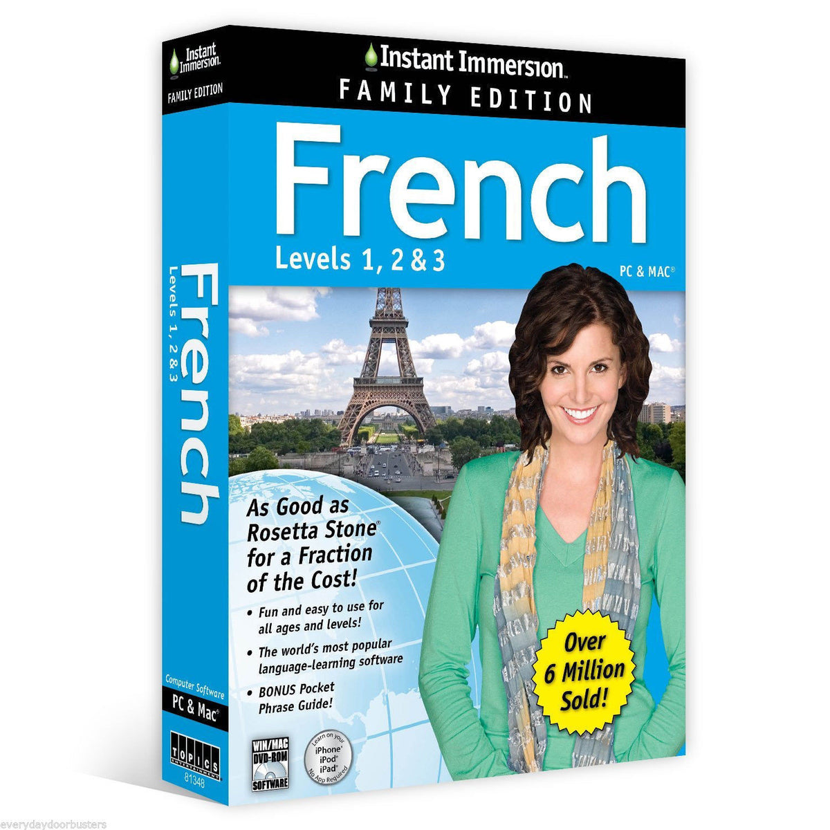 Instant Immersion French Family Edition Levels 1,2,3 - PC & MAC