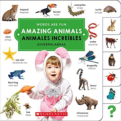 Amazing Animals English Spanish Bilingual Board Book