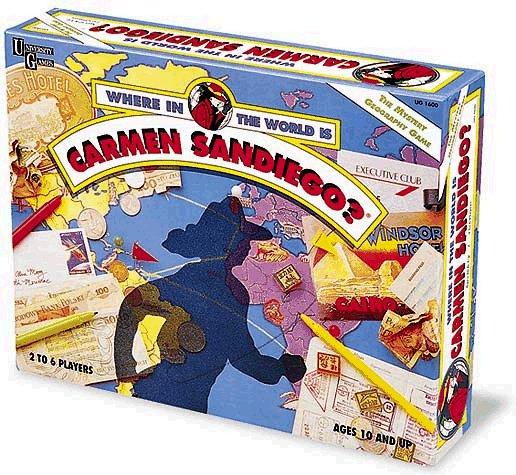 Where in the World is Carmen Sandiego Board Game