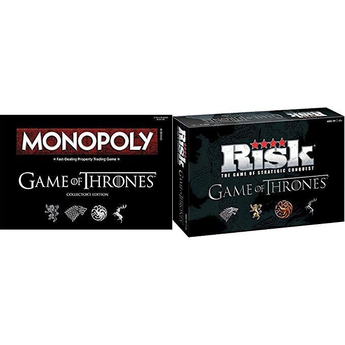 Risk and Monopoly Game of Thrones Board Game Bundle