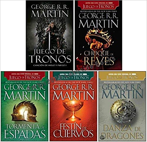 Juego de Tronos Series 1-5 Game Of Thrones Set in Spanish New