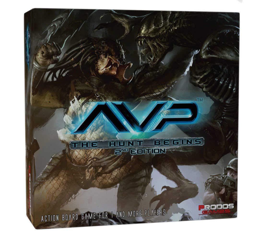 Alien vs Predator The Hunt Begins AVP Board Game 2nd Edition