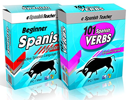 Beginner Spanish Language Software Course with 101 Spanish Verbs