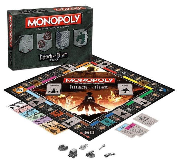 Attack on Titan Monopoly Board Game