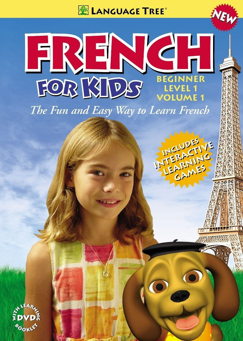 French for Kids: Learn French with Penelope and Pezi, Beginner Level 1, Vol. 1 - DVD