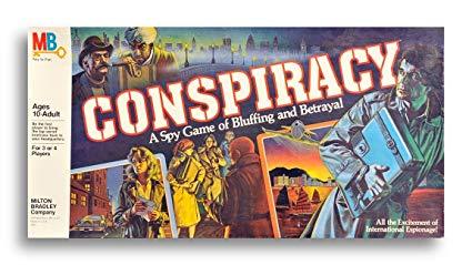 Conspiracy a Spy Game of Bluffing and Betrayal Game 1982