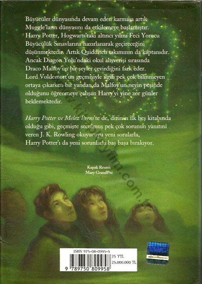 Harry Potter Ve Melez Prens; Turkish Harry Potter 6