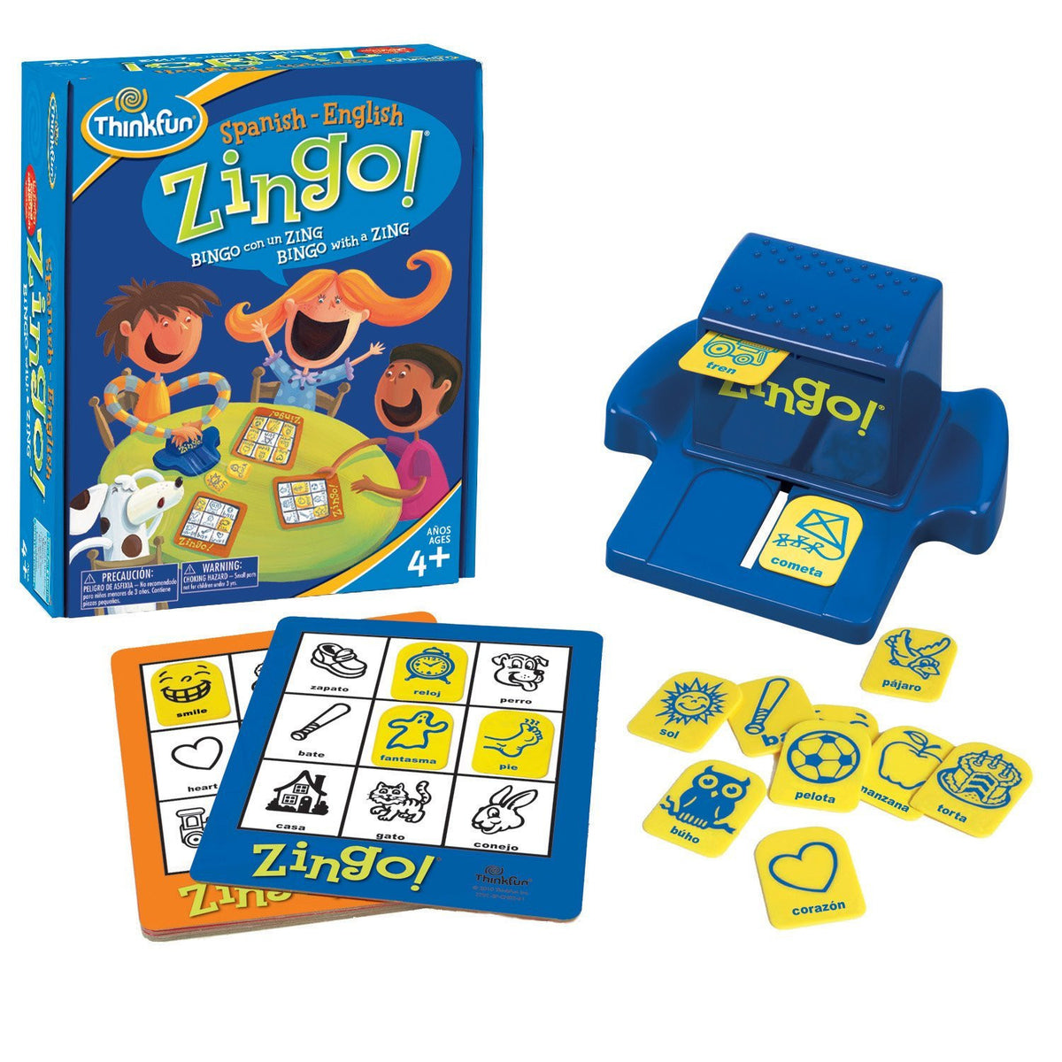 ThinkFun Bilingual Zingo! Spanish Bingo