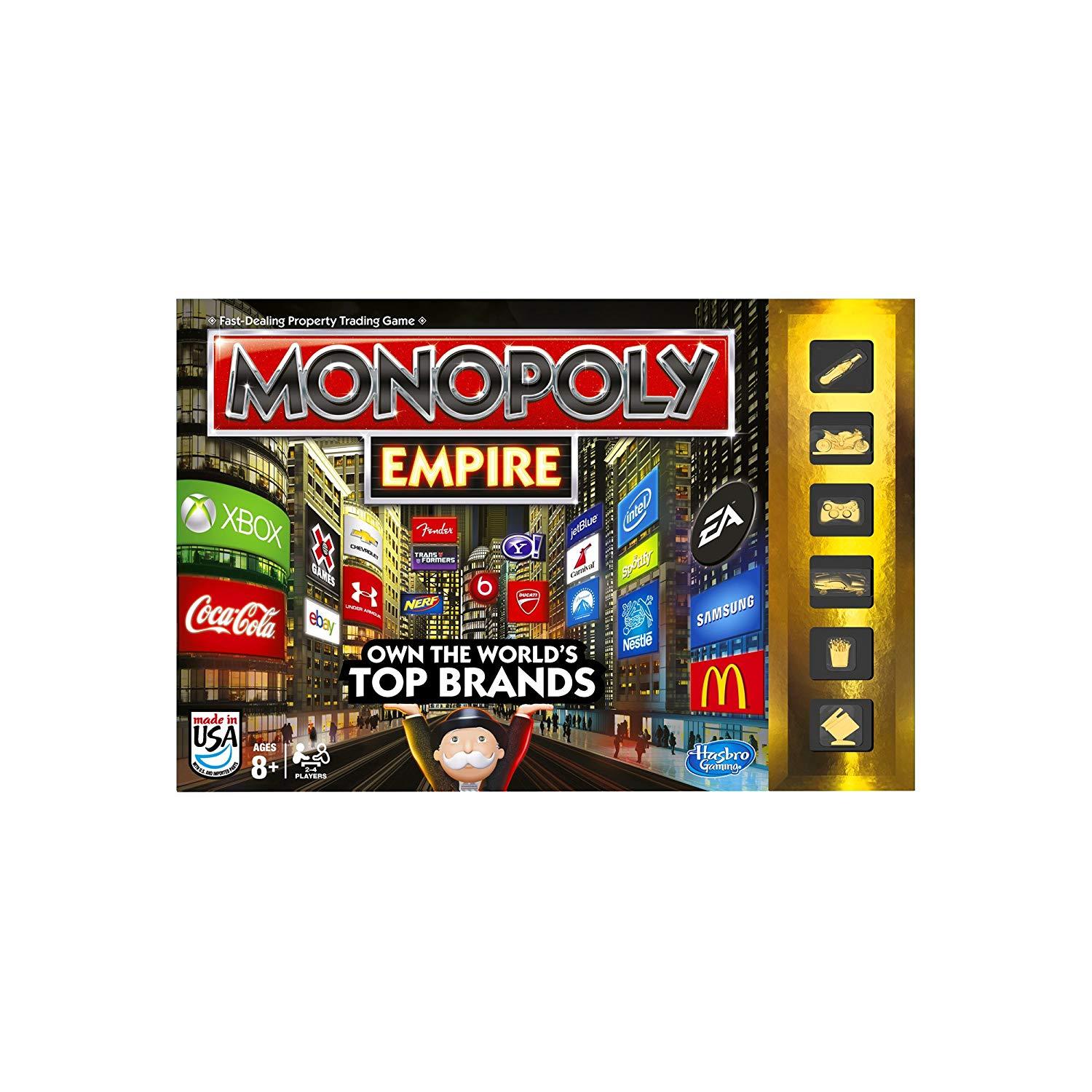 Hasbro MONOPOLY EMPIRE OWN THE WORLDS TOP BRANDS Game outlet B5095 - New in Box Sealed