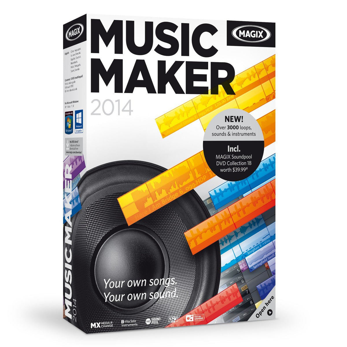 Music Maker 2014 by MAGIX CD-ROM