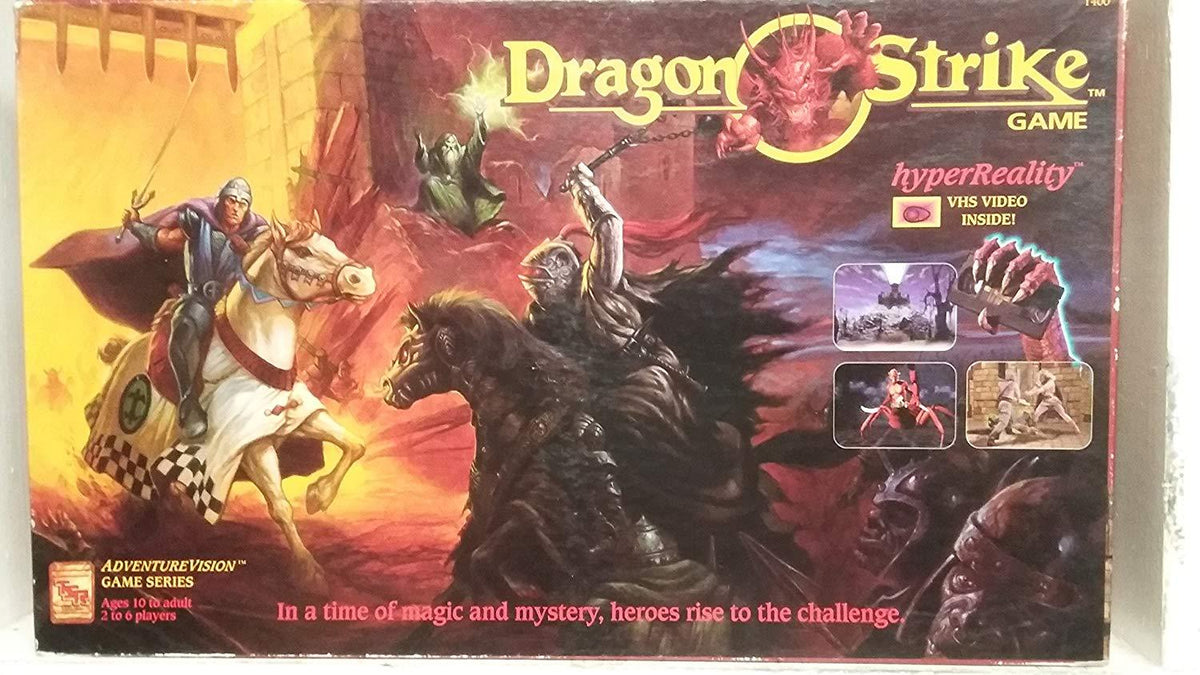 Dragon Strike VHS Board Game Used 1993