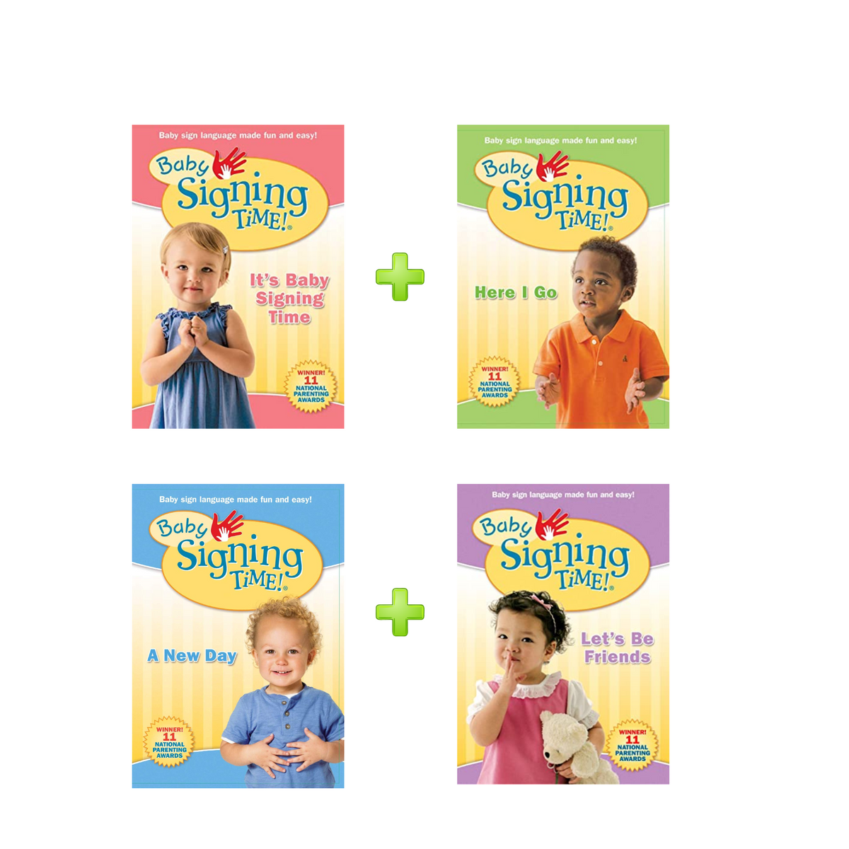 Baby Signing Time DVD's - Complete 4 Volume Set