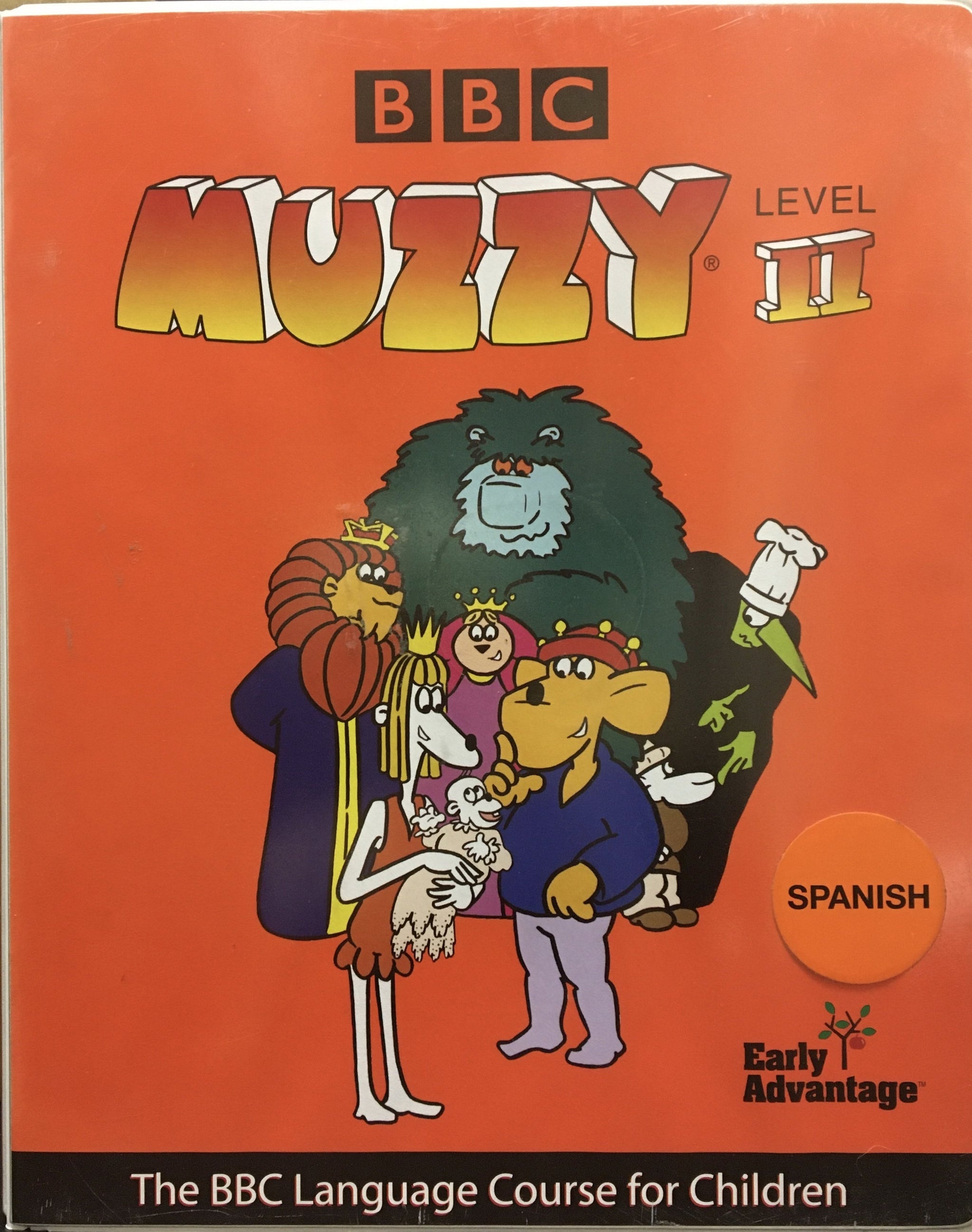 Muzzy Spanish Level DVD Like new