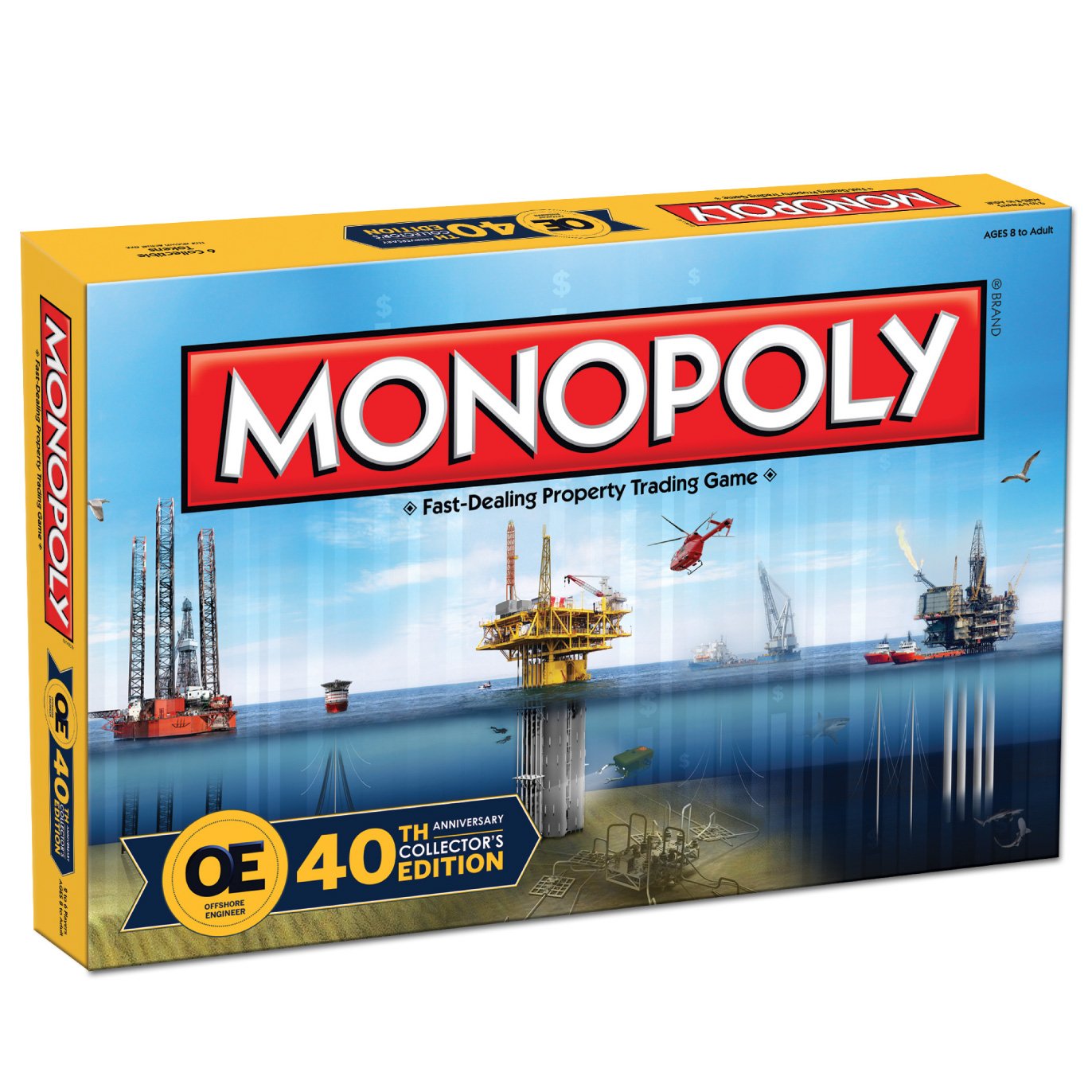 Monopoly popular Offshore Engineer 40th Annivers