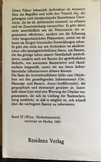 Load image into Gallery viewer, Österreichische Architektur im 20. Jahrhundert. Band II: Kärnten, Steiermark, Burgenland Gebundenes Buch – Illustriert, 1983
