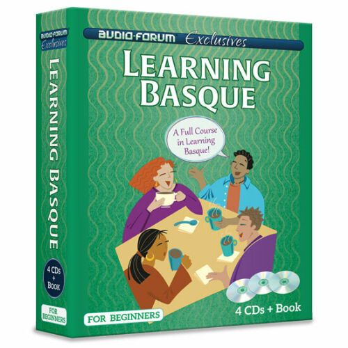 Learning Basque Book and 4 CD's