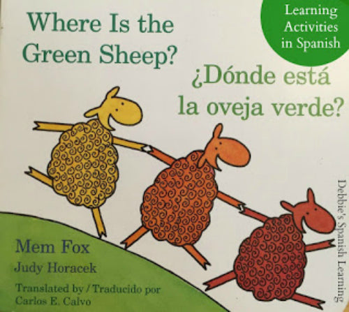 Board Book (English and Spanish Edition) Donde esta la oveja verde?/Where Is the Green Sheep?