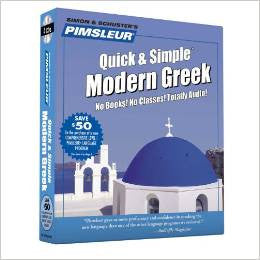 Greek Modern Pimsleur Quick and Simple Audio CD