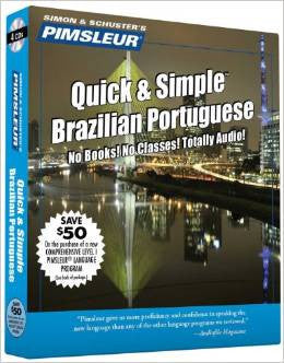 Brazilian/Portuguese Modern Pimsleur Quick and Simple Audio CD