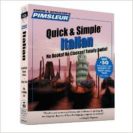 Italian Modern Pimsleur Quick and Simple Audio CD