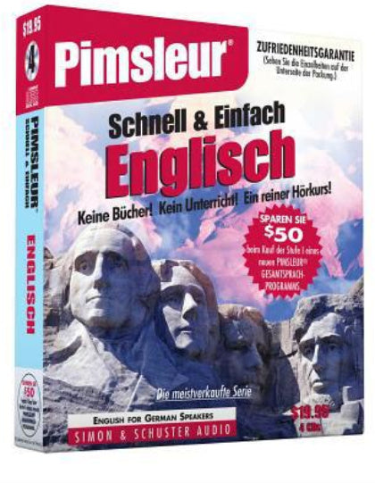 English for German Speakers Pimsleur CD