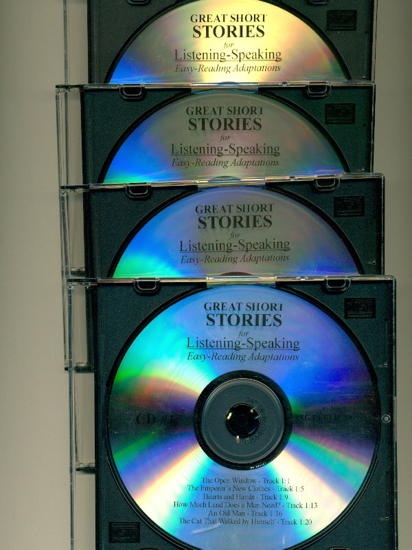 Great Short Stories for Listening/Speaking: Easy Reading Adaptations CD’s (4)