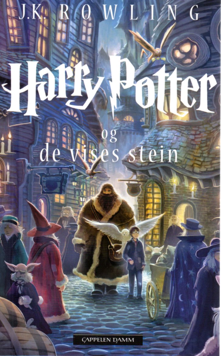 Norwegian Harry Potter Hardcover Set of Seven Books